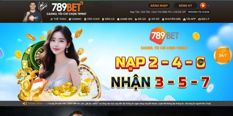 Cập nhật liên tục các khuyến mãi siêu hot 789bet