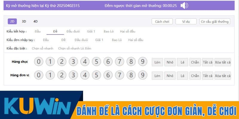 Đánh đề là cách cược đơn giản, dễ chơi